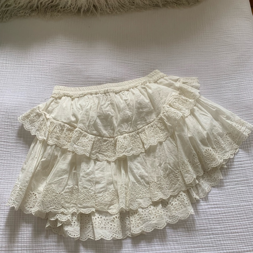 Loveshackfancy look-alike lace skirt